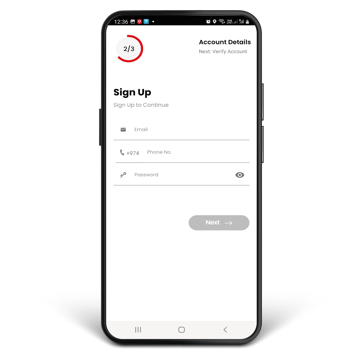 استمارة التسجيل في Smart Tracker من فودافون قطر