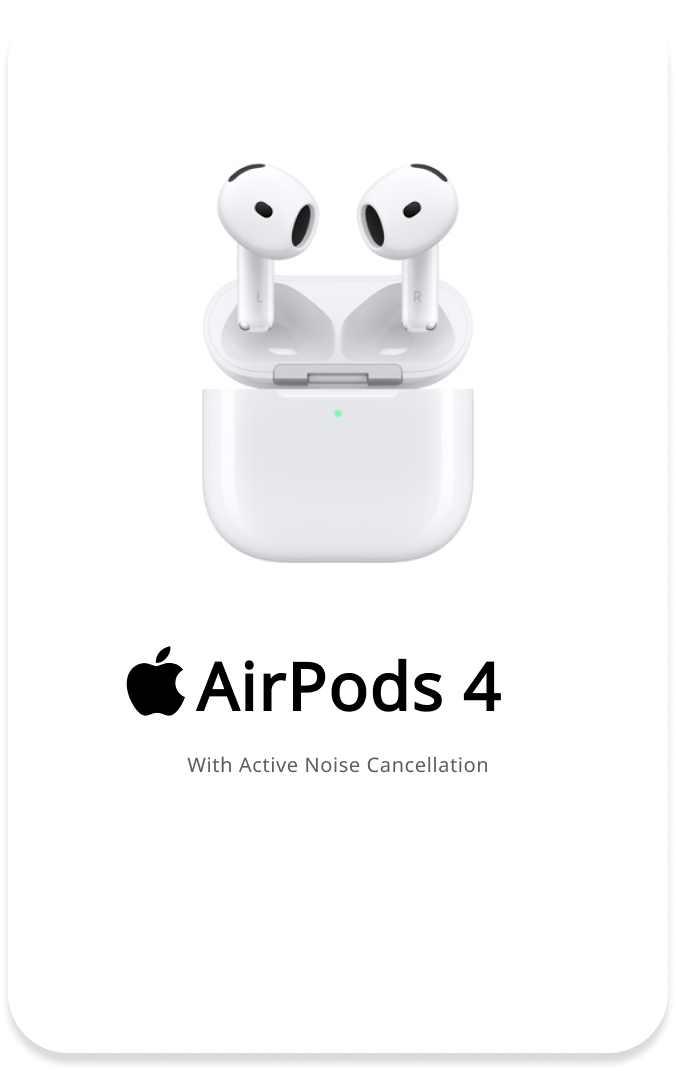 Apple AirPods 4 with Noise Cancellation