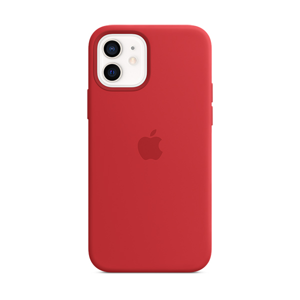 Apple iPhone 12 / 12 Pro Silicone Case with MagSafe - Red